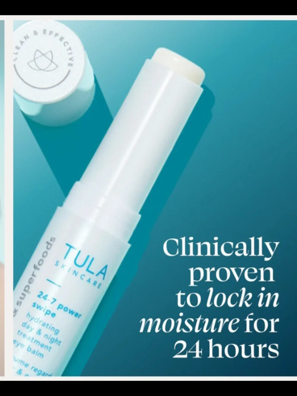 TULA Skincare 24-7 Power Swipe Hydrating Eye Balm - Aqua